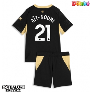 Manchester City Rayan Ait-Nouri #21 Dětské Venkovní dres komplet 2026-27 Krátký Rukáv (+ trenýrky)